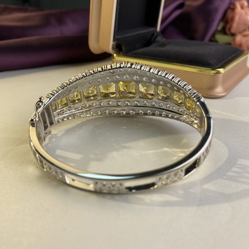 Sterling Silver luxury diamond bracelet Jewelry - Picture 4 of 5